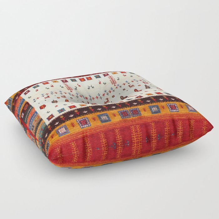 N135 - Heritage Oriental Traditional Moroccan Berber Style Fabric Design Floor Pillow