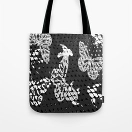 CAGED BIRDS AND BUTTERFLIES Tote Bag