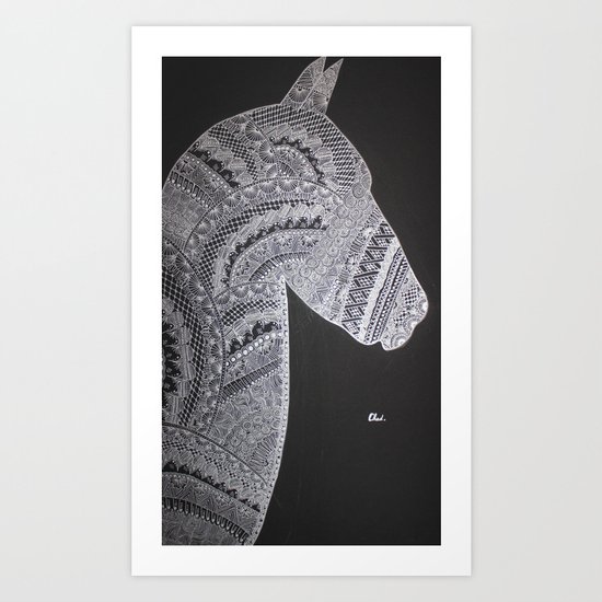 Profil Art Print