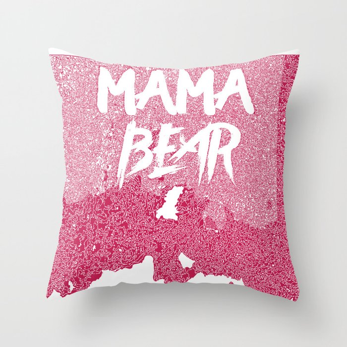 MAMA [GONNA] KNOCK [YOU] OUT Throw Pillow