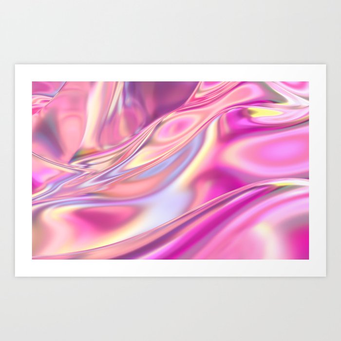 Dissemination of a Wild -  Energizing Pinks  Art Print