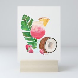 Tropical Cocktail - Lava Flow Mini Art Print