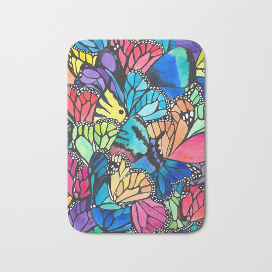 Butterfly Spark Bath Mat