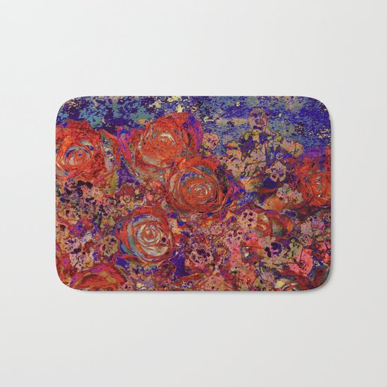 roses where are you Bath Mat