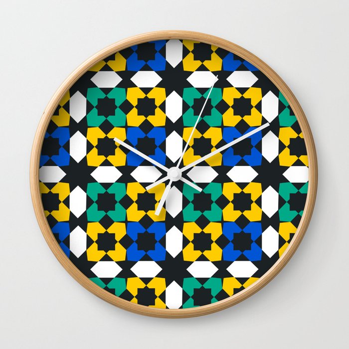 traditionnel carpet with maghribian style  Wall Clock