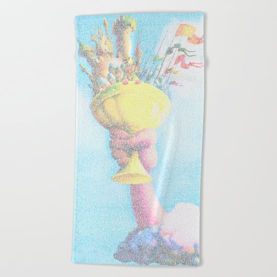 Monty Python & The Holy Grail. The Script Print! Beach Towel