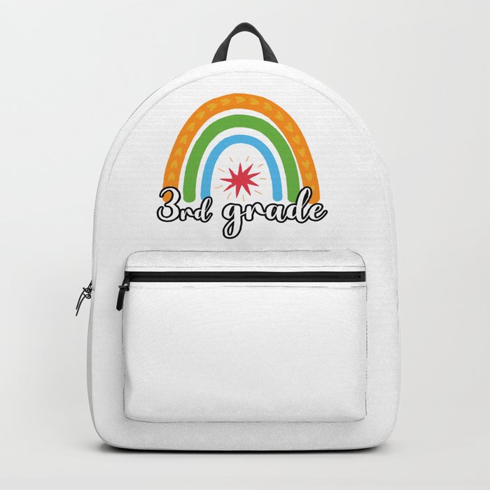 3rd Grade Rainbow Backpack