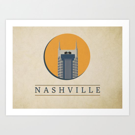 Nashville Art Print