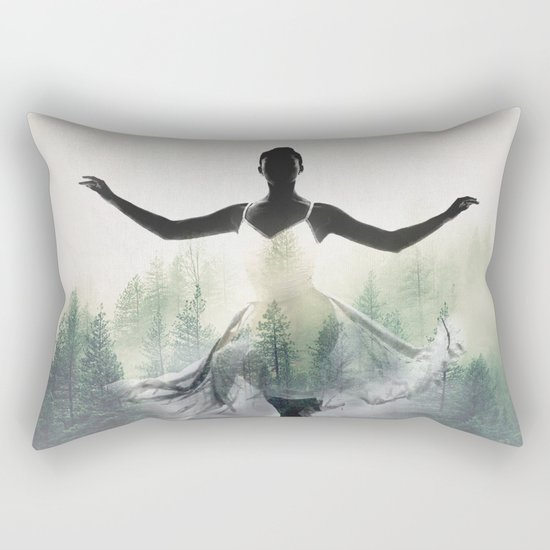 Forest Dancer Rectangular Pillow