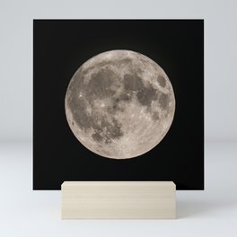 Full moon Mini Art Print