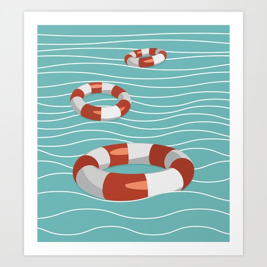 Lifesaver? Art Print