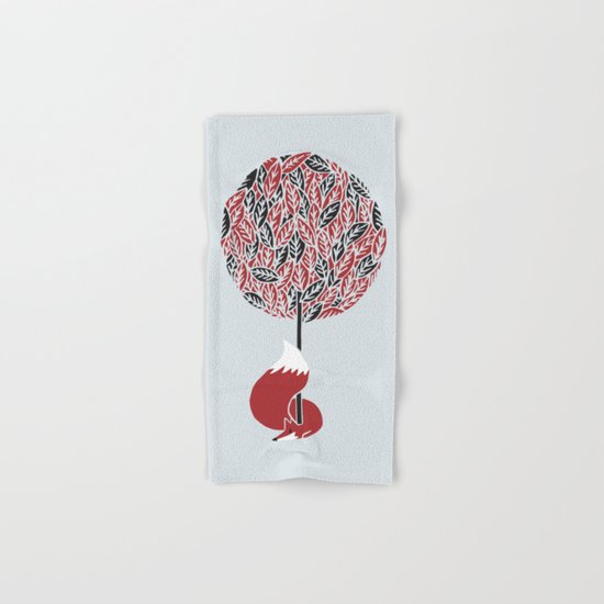 The guardian of the red tree Hand & Bath Towel