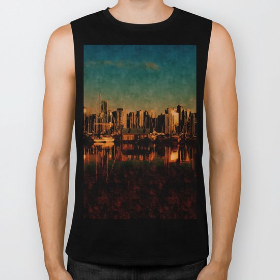 Painted City Biker Tank