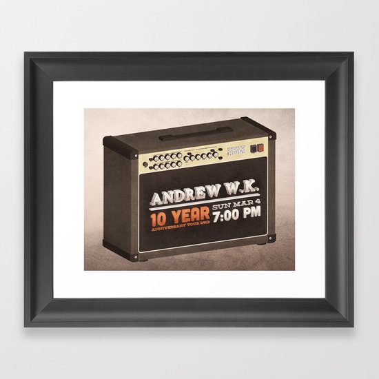 Andrew W.K. Framed Art Print