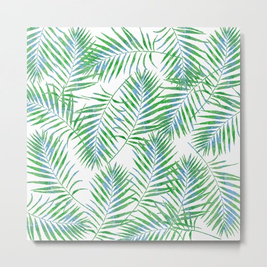 Fern Leaves Metal Print
