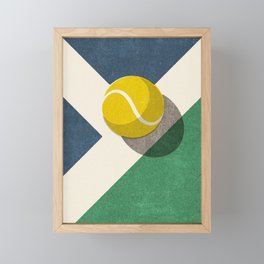 BALLS / Tennis (Hard Court) Framed Mini Art Print