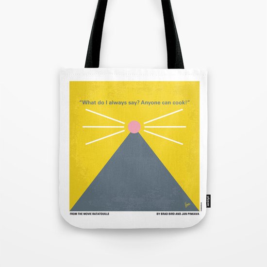 No163 My Ratatouille minimal movie poster Tote Bag
