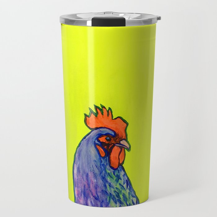 Neon Chicken Travel Mug