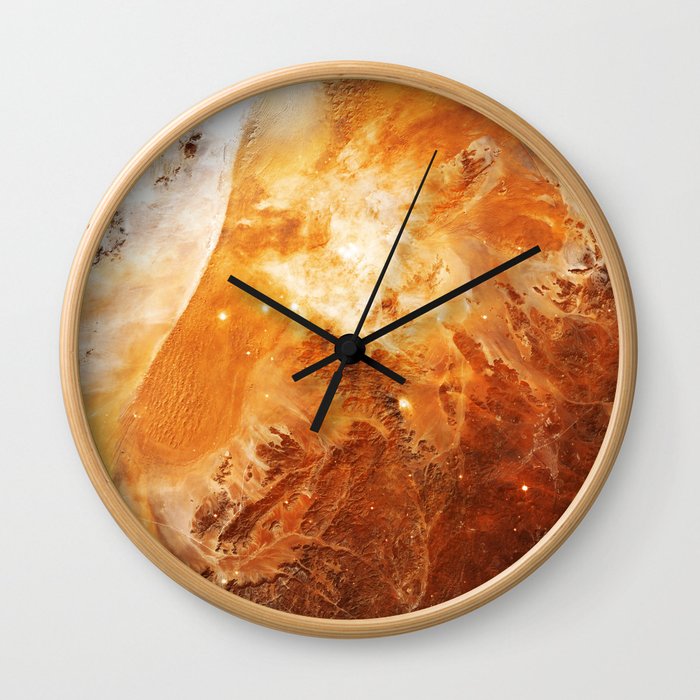 Celestial Fires of Namibia Wall Clock