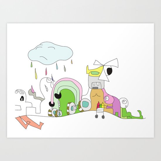 Funland 1 Art Print
