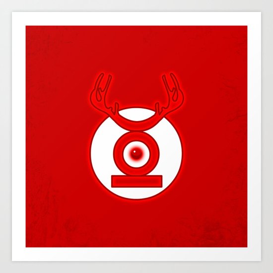 RedLantern Art Print