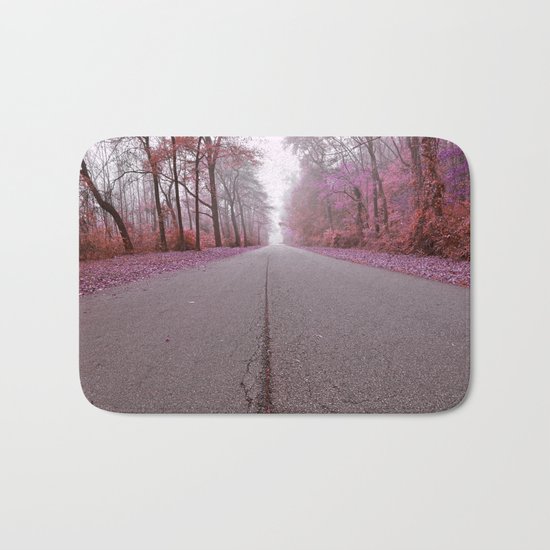 Misty Wonderland Road Bath Mat