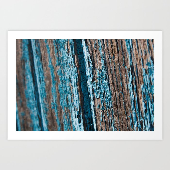 Old Barn Board Art Print - Artwork On Barn Board Wall Old Barn Board Art Print - Artwork On Barn Board Wall
