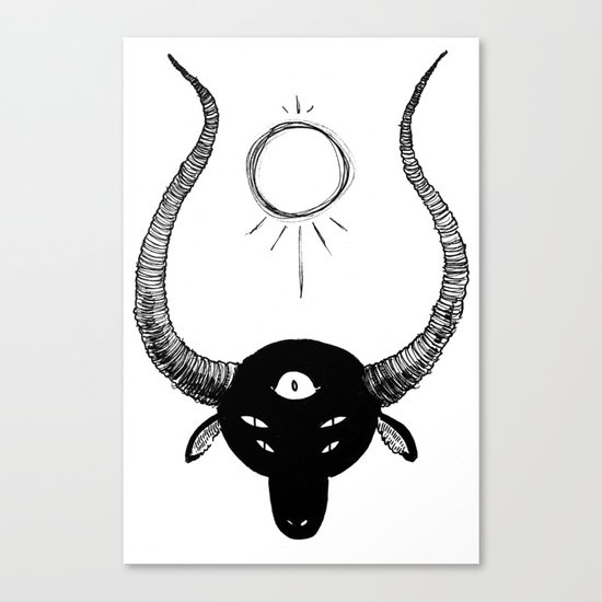 goat lord Canvas Print