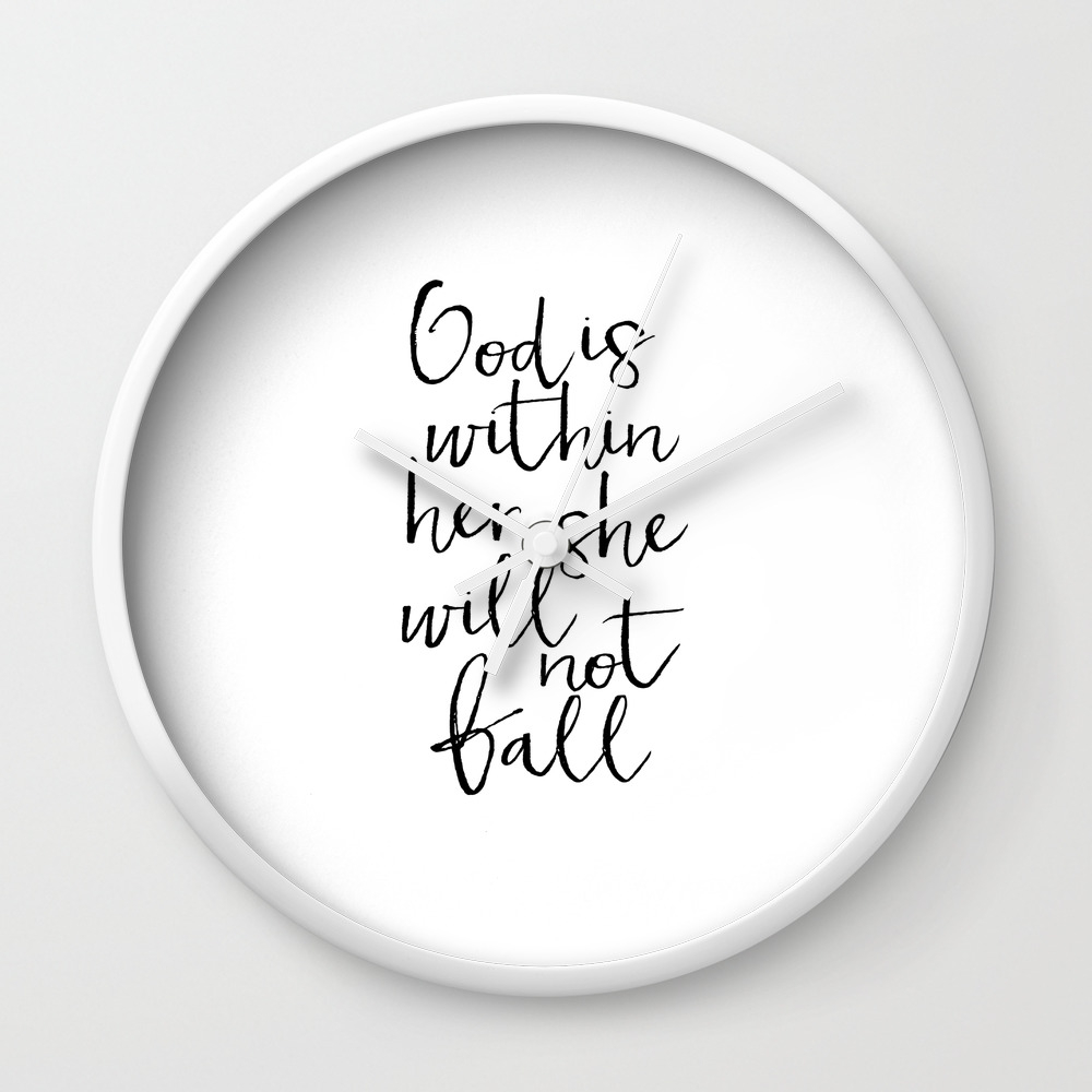 Psalm 46 5 Printable Wall Decor Bible Verses God Is Within Her She