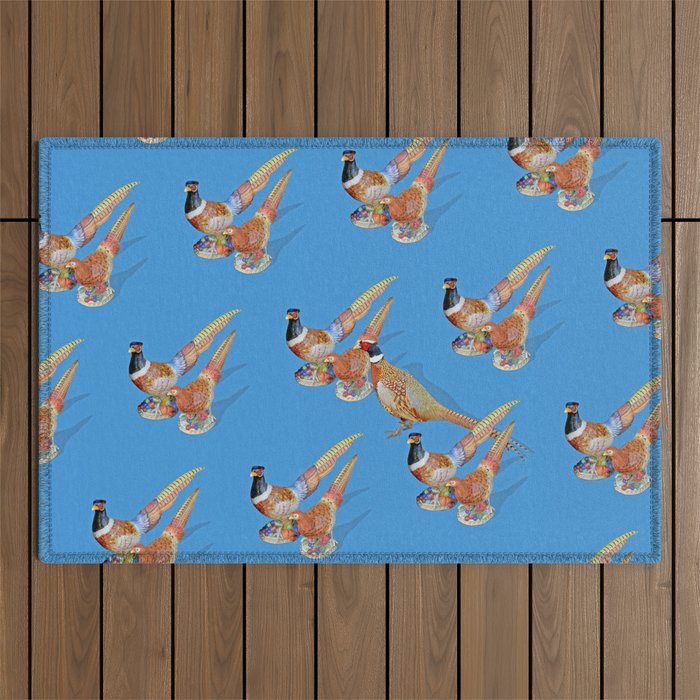 PHEASANTS Outdoor Rug