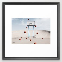 Shoot Your Shot Framed Art Print