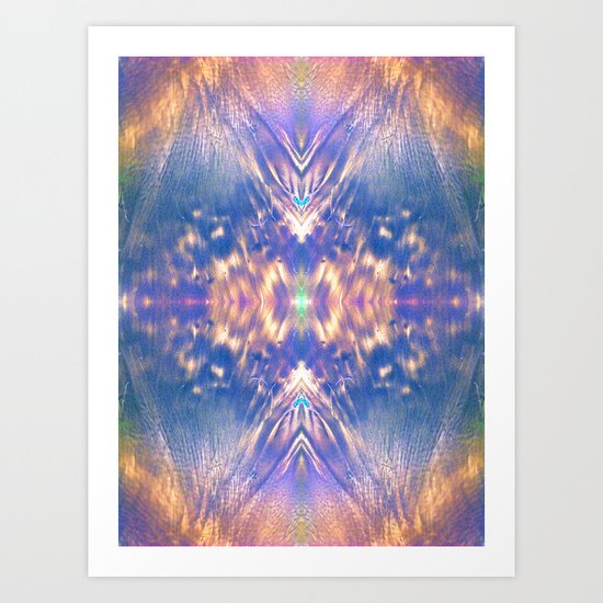 LAVENDER HALO Art Print