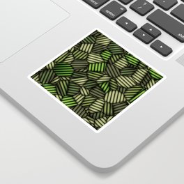 Green Nature Leaves Art Sticker