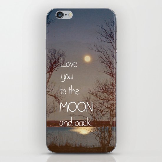 To the Moon and Back iPhone & iPod Skin