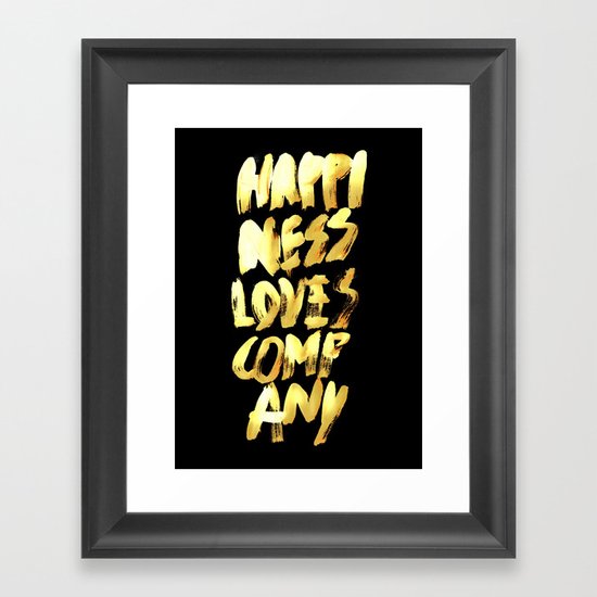 Company Framed Art Print