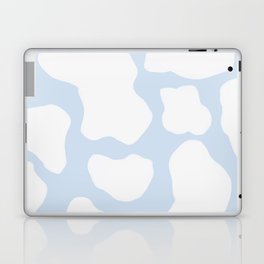 Retro Pastel Blue Kids-Core Cowhide Spots Laptop Skin