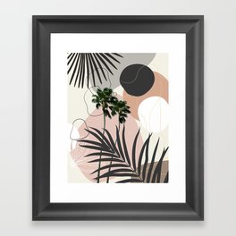 Cali Palm Tree Finesse #1 #tropical #decor #art #society6 Framed Art Print