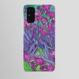 Vincent Van Gogh Irises Painting Violet Fuchsia Palette Android Case