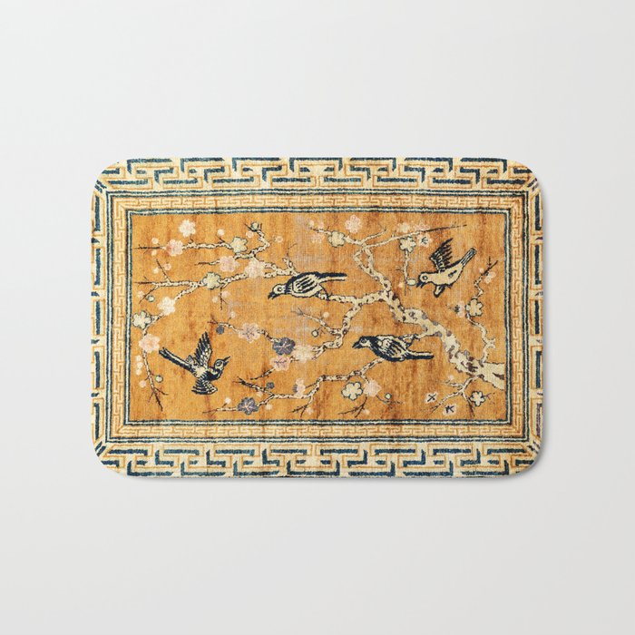 Suiyuan Province Chinese Pictorial Rug Print Bath Mat