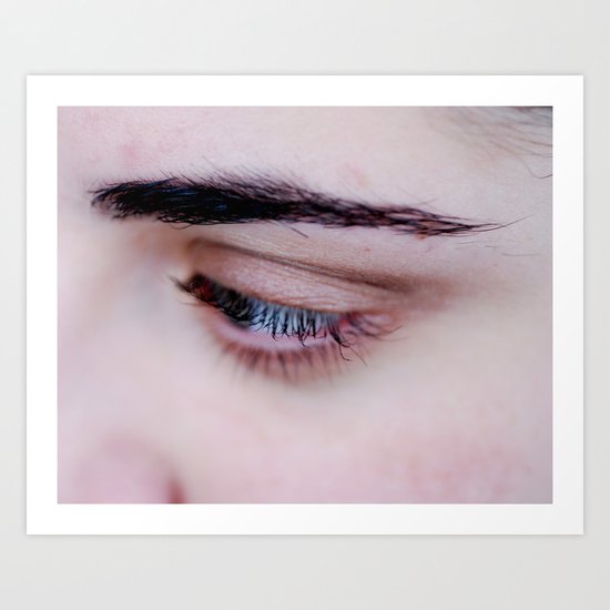 Glance Art Print