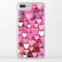 Grungy Pink Hearts Tote Bag By Samantha Lynn Society6