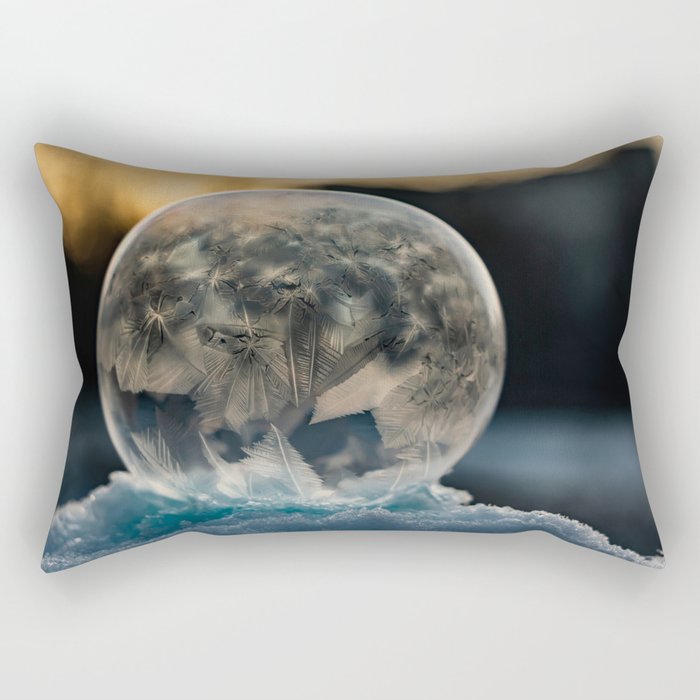 Winter Bubbles V Rectangular Pillow