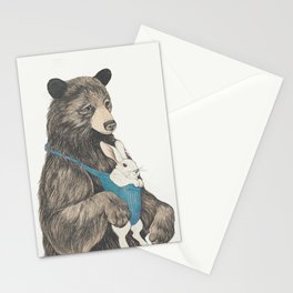 the bear au pair Stationery Card