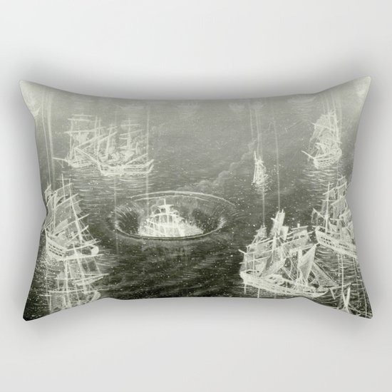 "Fog Bank" Rectangular Pillow