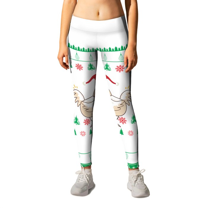 Crazy top christmas leggings