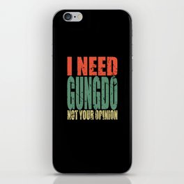 Gungdo Say Funny iPhone Skin