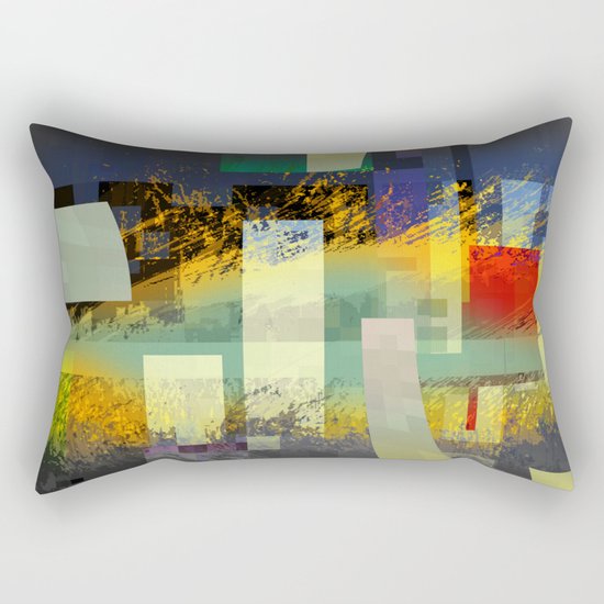 internal struggle 1f Rectangular Pillow