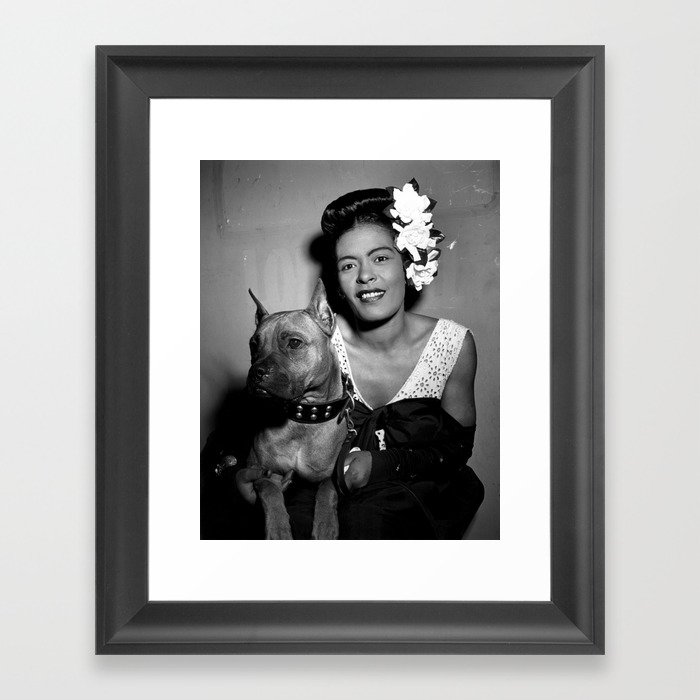 Billie Holiday : Lady Day & Her Mister Framed Art Print