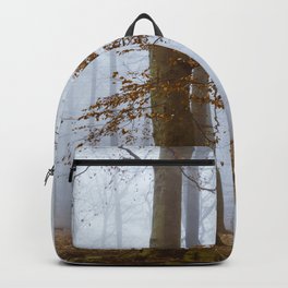 Woodland Silence - Misty Autumn Forest Backpack