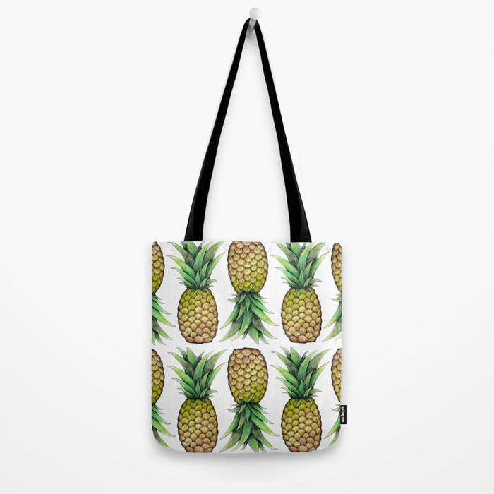 Pineapple Dance Tote Bag by eyeshdesigns Society6